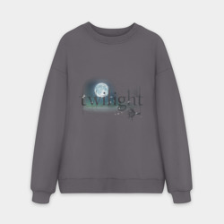 Мужской свитшот oversize без начеса хлопок Сумерки 2