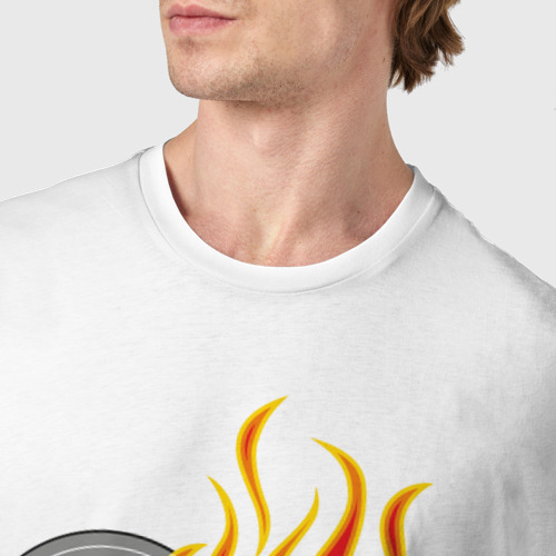 Мужская футболка хлопок Клубный коктейль, цвет белый - фото 6