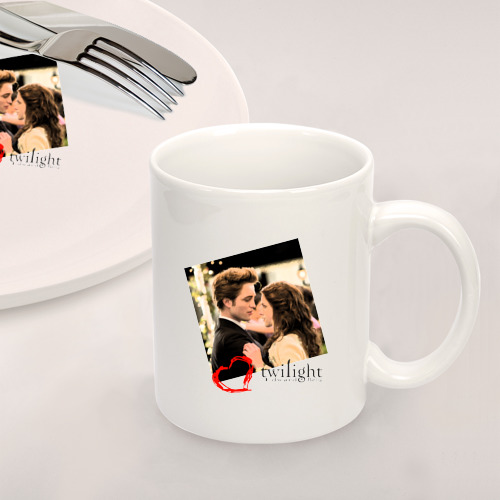 Набор: тарелка + кружка Twilight 1 - фото 2