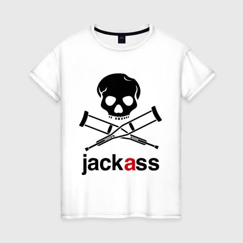 Женская футболка хлопок Jackass (Чудаки) Фото 01 Женская футболка хлопок Jackass (Чудаки) Фото 01