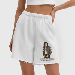 Женские шорты oversize футер хлопок Michael Jackson 4 - фото 2