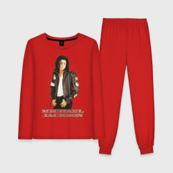 Женская пижама с лонгсливом хлопок Michael Jackson 4