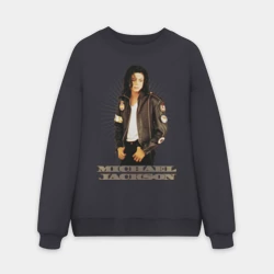 Мужской свитшот oversize без начеса хлопок Michael Jackson 4