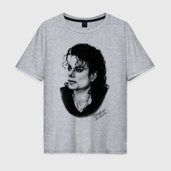 Мужская футболка хлопок Oversize Michael Jackson 6