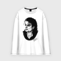 Мужской лонгслив oversize хлопок Michael Jackson 6