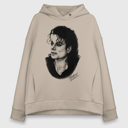 Женское худи Oversize хлопок Michael Jackson 6