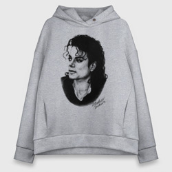 Женское худи Oversize хлопок Michael Jackson 6