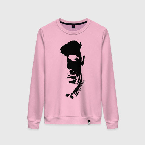 Женский свитшот хлопок House 4, цвет светло-розовый