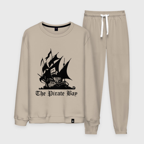 Мужской костюм хлопок The Pirate Bay, цвет миндальный