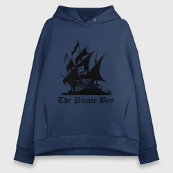 Женское худи Oversize хлопок The Pirate Bay