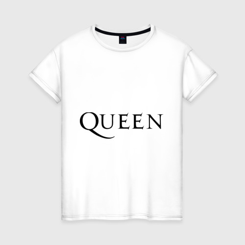 Женская футболка хлопок Queen, цвет белый