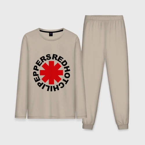 Мужская пижама с лонгсливом хлопок Red Hot Chili Peppers