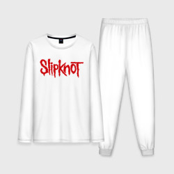 Мужская пижама с лонгсливом хлопок Slipknot 1