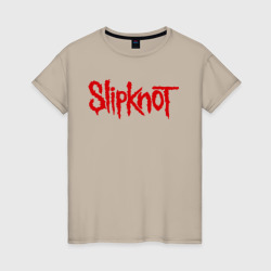 Женская футболка хлопок Slipknot 1