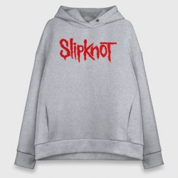 Женское худи Oversize хлопок Slipknot 1