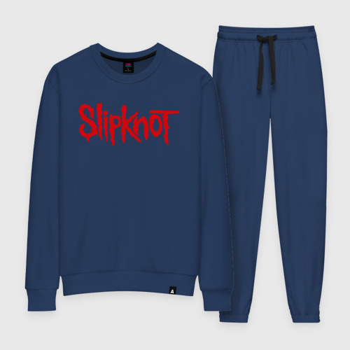 Женский костюм хлопок Slipknot 1, цвет темно-синий