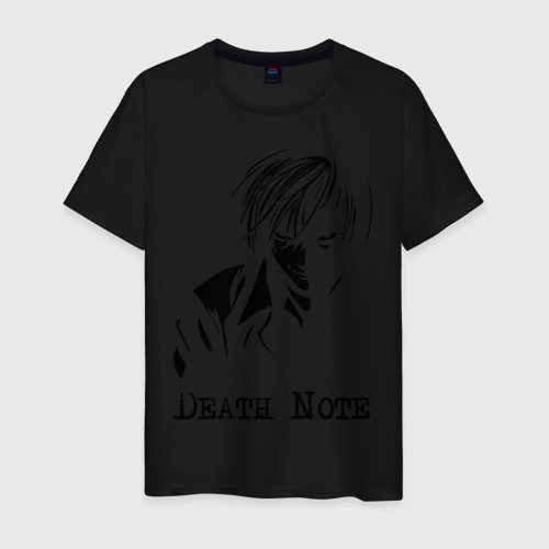 Мужская футболка хлопок Death Note, цвет черный
