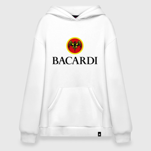 Худи SuperOversize хлопок Bacardi, цвет белый