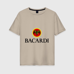 Женская футболка хлопок Oversize Bacardi