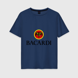 Женская футболка хлопок Oversize Bacardi