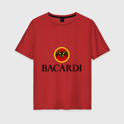 Женская футболка хлопок Oversize Bacardi