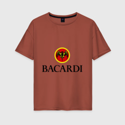 Женская футболка хлопок Oversize Bacardi