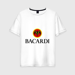 Женская футболка хлопок Oversize Bacardi