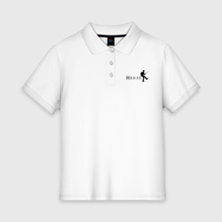 Женское поло хлопок Хаус скачет Rock and Roll