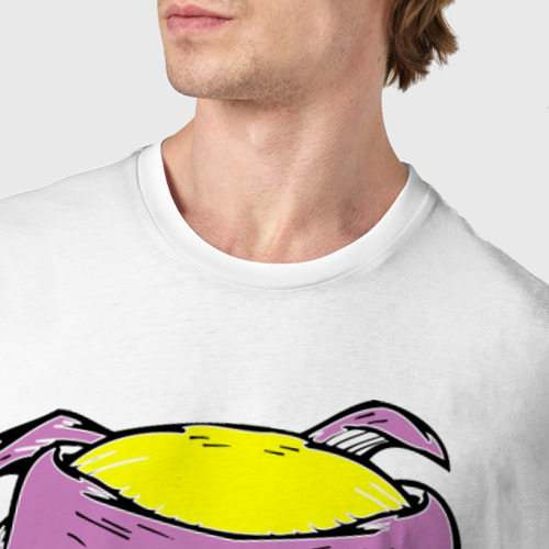 Мужская футболка хлопок Череп (7), цвет белый - фото 6