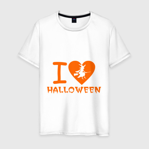 Мужская футболка хлопок I Love Halloween