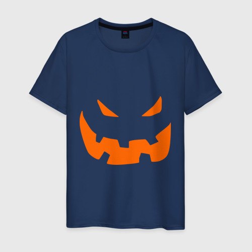 Мужская футболка хлопок Halloween smile