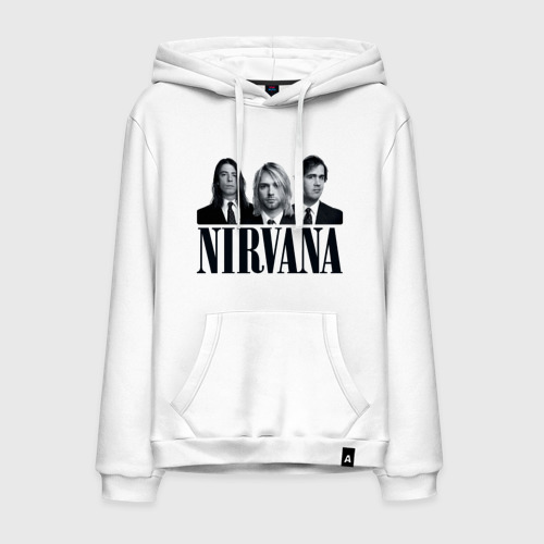 Мужская толстовка хлопок Nirvana (2), цвет белый