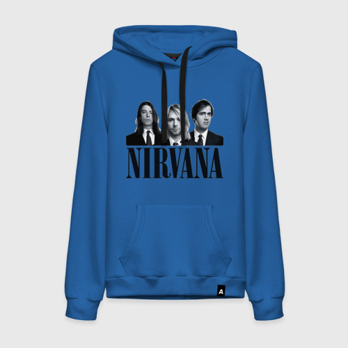 Женская толстовка хлопок Nirvana (2), цвет синий