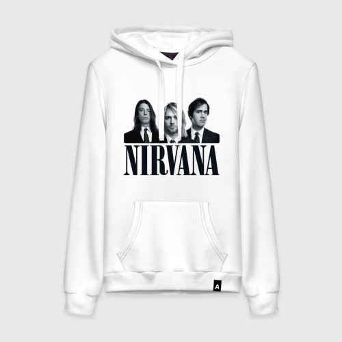 Женская толстовка хлопок Nirvana (2), цвет белый