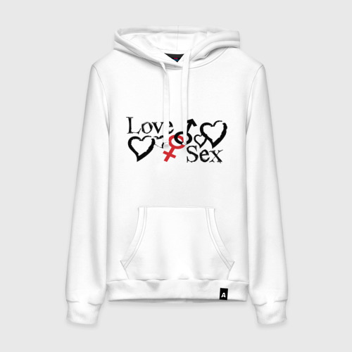 Женская толстовка хлопок LOVE AND SEX