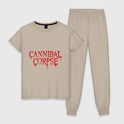 Женская пижама хлопок Cannibal Corpse