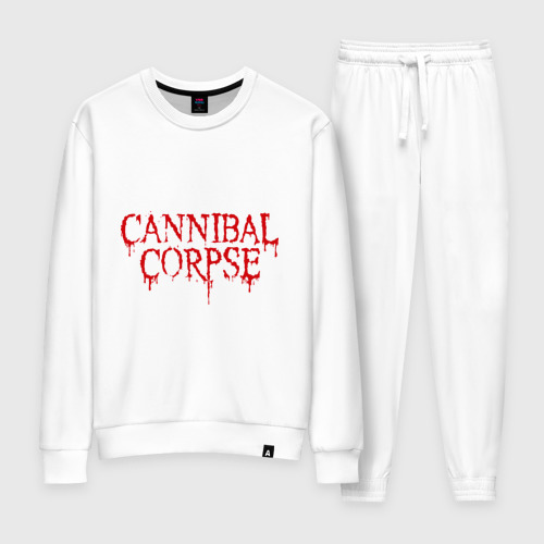 Женский костюм хлопок Cannibal Corpse, цвет белый