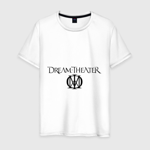 Мужская футболка хлопок Dream Theater, цвет белый