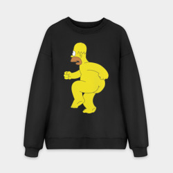 Мужской свитшот oversize без начеса хлопок Gomer голый