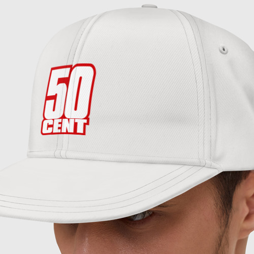 Кепка снепбек с прямым козырьком 50 cent