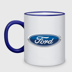 Кружка двухцветная Ford