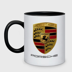 Porsche – Кружка двухцветная с принтом купить