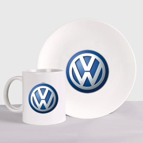 Набор: тарелка + кружка Volkswagen