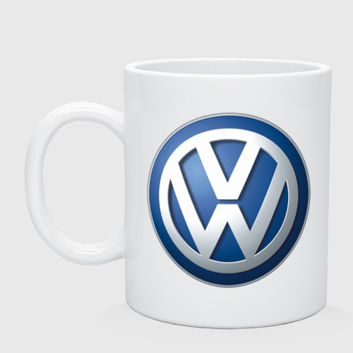 Кружка керамическая Volkswagen, цвет белый