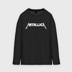 Женский лонгслив oversize хлопок Metallica 5