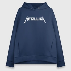 Женское худи Oversize хлопок Metallica 5