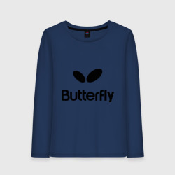 Женский лонгслив хлопок Butterfly