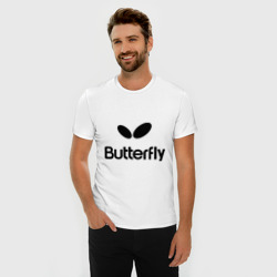 Мужская футболка хлопок Slim Butterfly - фото 2