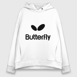 Женское худи Oversize хлопок Butterfly