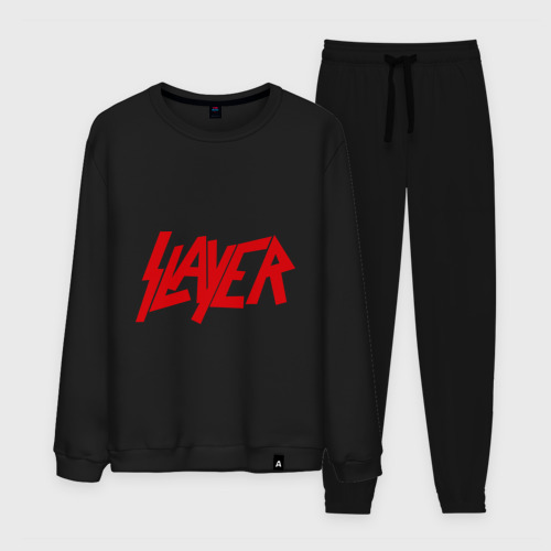 Мужской костюм хлопок Slayer, цвет черный